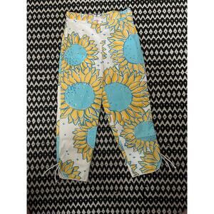Lilly Pulitzer Vintage Girl’s Sunflower Pedal Pusher Cropped Pants